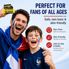 Face Body Paint Stick Red White Blue,France Netherlands Soccer Fan Face Paint Cr