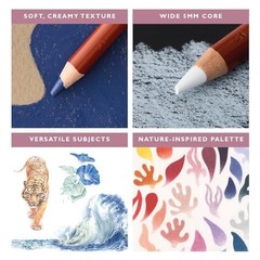 Derwent Drawing Pencils, Set of 72 in Tin, 5mm Round Core, Premium Core Strength