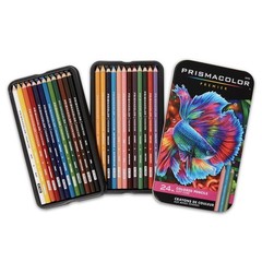 Premier Colored Pencils, Soft Core, Assorted Colors, 24 Count – Durable, Vibr…