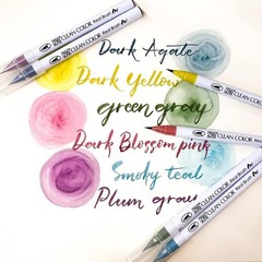 30 Color ZIG Clean Color Real Brush Pens – Versatile Tools for Art & Calligraphy