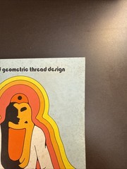 Vintage 1972 The Art Of Geometric Thread Design Book Open Door Company Retro 70s
