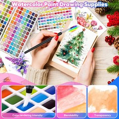 Taotree Watercolor Paint Set 168 Colors, Art Supplies Watercolors Kit Travel …