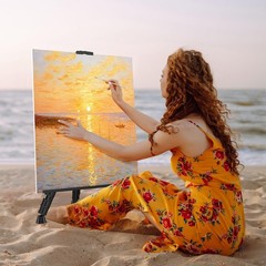 Art Painting Display Easel Stands – Portable Adjustable Aluminum Metal Tripod…