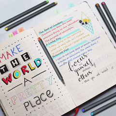 Fineliner Color Pen Set, 0.4Mm Colored Fine Liner Sketch Drawing Pen, Pack of 10