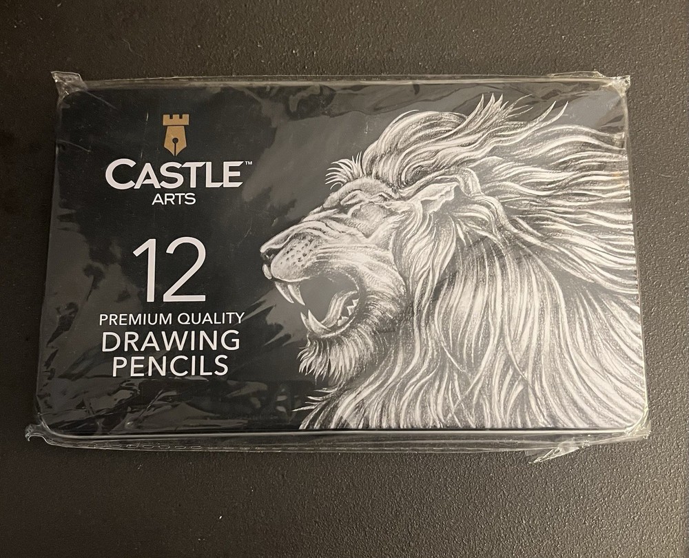 Castle Arts Premium Drawing Pencils 12 NEW