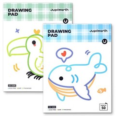 Sketch Pads, 2-Pack 50 Sheets 9×12 Inch Drawing Pad, Acid-Thickened Glue-Boun…
