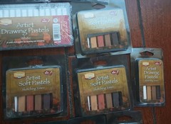 Lot Classroom Set 19 Heritage Soft Pastels Chalk White Gray Scale Sketch Tones