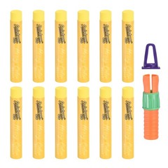 Soft Oil Pastels, 12 Pcs Yellow Oil Pastel Art Supplies with Crayon Holder
