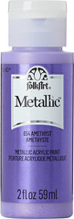 Metallic Acrylic Paint in Assorted Colors (2 Ounce), 654 Amethyst