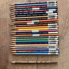 Lot of 26 – Prismacolor Verithin Colored Pencils Mixed Colors W/ Non-Photo Blue