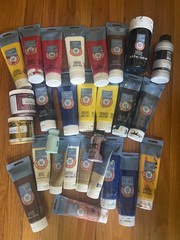 Large Lot Of Artist’s Loft Acrylic Paint Tubes 8.45 Fl Oz Various Colors Used