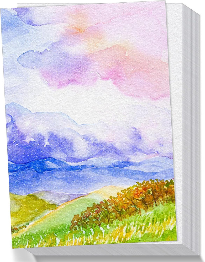 60 Sheets Watercolor Paper Bluk, 140Lb/300Gsm Cold Press Water Color Paper 5 …