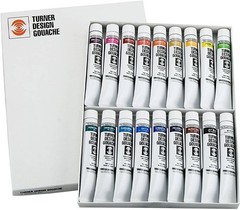 NEW!!! Turner Artists Watercolor 5ml Tube Set, 18 Colors