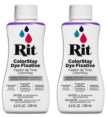 Rit Dye RIT COLORSTAY, 8 fl oz, Fixative (2-Pack) 2-Pack (8 oz), White