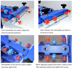 Micro-registration 4 Color Screen Printing Machine Color Matching Shirt Press