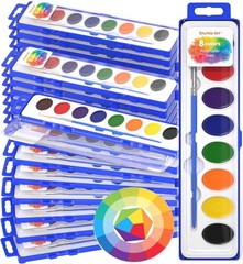 Kids Watercolor Paint Set 24 Colors Shuttle Art