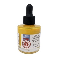 Artist’s Loft Acrylic Ink Dark Yellow Artist Level 2 30ml Bottle