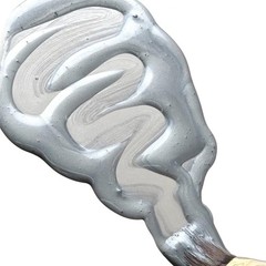 High Flow Acrylics Iridescent Silver Fine 4 fl. oz. Bottle SemiTransparent
