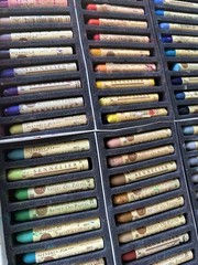Pre Owned- Set of 72 Sennelier Oil Pastels In Original Box