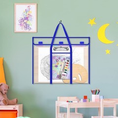 AKAYOK 30 x 24 Inch Art Portfolio Case, Large, 30″ x 24″-Transparent