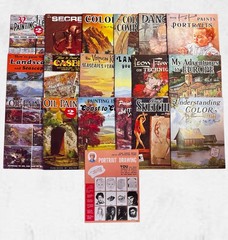 Lot of 19 Vintage How To Draw & Paint Instructional Art Books Walter Foster