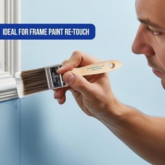 Pro Grade Paint Brushes, 5-Piece Paint Brush Set, Flat & Angle Brushes for Walls