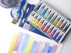 20 Color Watercolor Starter Set – 5ml Tubes for Inspired Artistic Expression