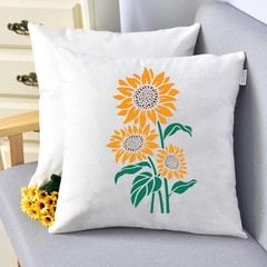 Large Sunflower Stencils Painting on Wood Wall 14.5 X 11 inch Paint for Kids Adu