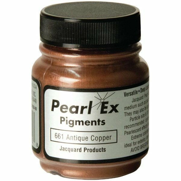 Jacquard, Pearl Ex, Pigment Powder, Antique Copper, 21g, Copper Pigment Powder