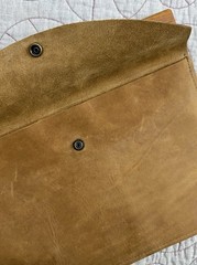 Ted Gilmer Extra Large Leather Wood Spine Sketch Book