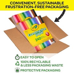 Crayola Construction Paper, 240 Count