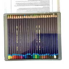 Derwent Inktense 24 Pencils & Staedtler Karat Aquarell 12 Watercolor Pencils