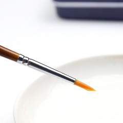 Small Detail Paint Brushes 7Pcs for Model Painting Acrylic, Gouache, Oil, Temper
