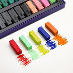 Artecho 50pcs Soft Pastels, 48 Colors 50 Count (Pack of 1), Multicolor