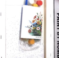 Framed Paint by Numbers Kit for 8*12 Inch, Possoco Colorful Flowers-2030 Sealed”