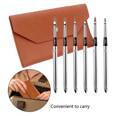 Portable Size Watercolor Brush Collection 6Pieces For Outdoor Sketching