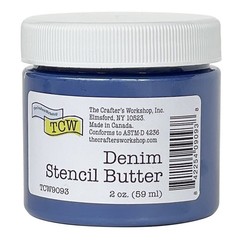 THE CRAFTERS WORKSHOP Stencil Butter 2oz-Denim, Multi