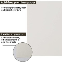 9″ x 12″ Sketch Book, Top Spiral Bound Sketch Pad, 1 Pack 100 Sheets 68lb/100…