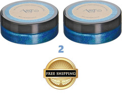 2 Momenta 26143 Art-C Luxe Brilliant Sparkling Glitter Paint 50ml-TURQUOISE NEW