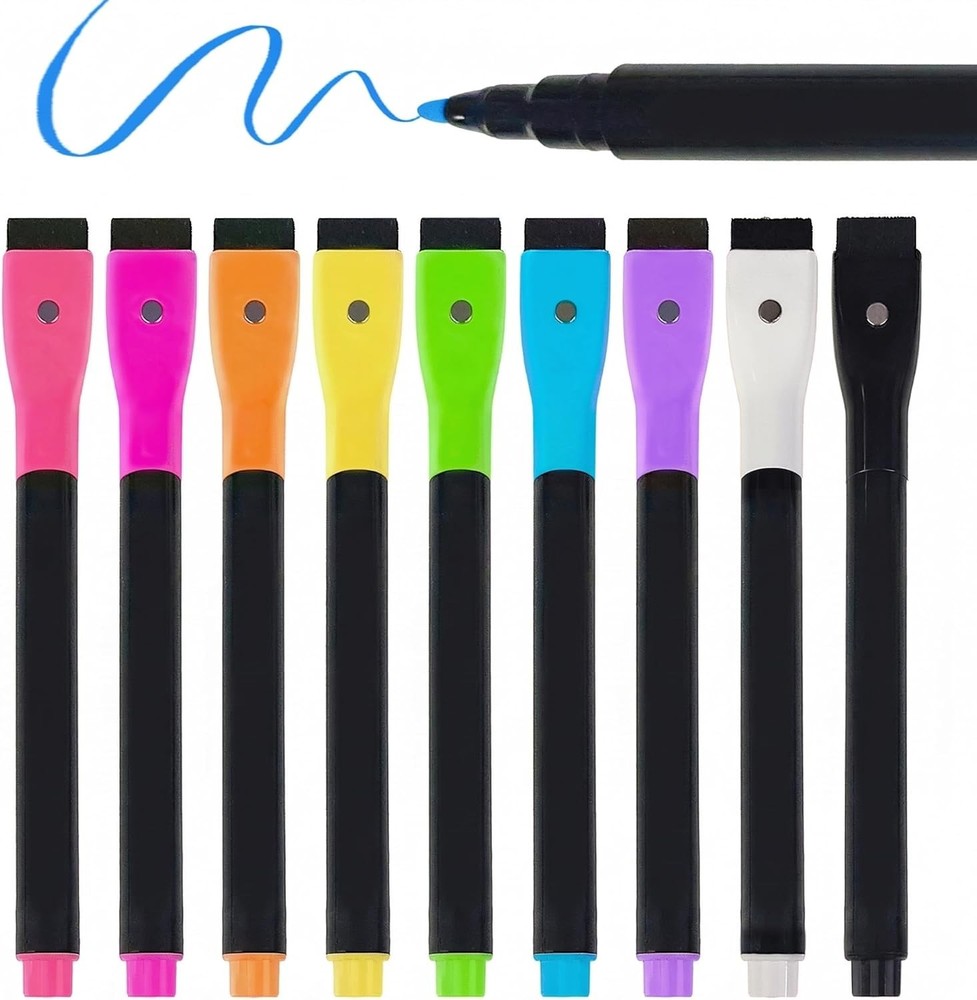 9 Color Neon Paint Markers for LED Note Board Fluorescent