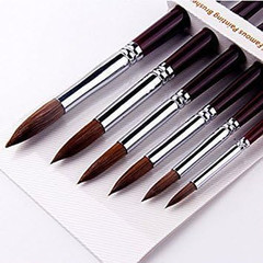 Artist Paint Brushes – Superior Sable Watercolour Brushes round Point Tip Paint