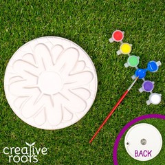 Creative Roots Mosaic Flower Garden Stepping Stone Kit, Flower, multicolor