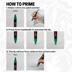 Posca Acrylic Paint Marker, PC-5M Medium tip, Black PX152777000