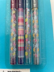 NEW MY Gel Pens w/Charms and Printed Barrels Sealed 90s Y2K Vintage Pen NOS