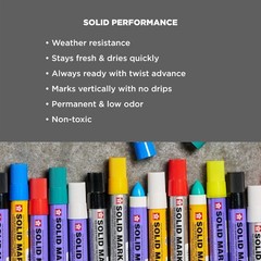 Glow-in-the-Dark Waterproof Paint Marker – Non-Toxic Fine Point for All Surfaces