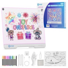 Contixo WB1 16″ Led Drawing Board for Kids Rechargeable