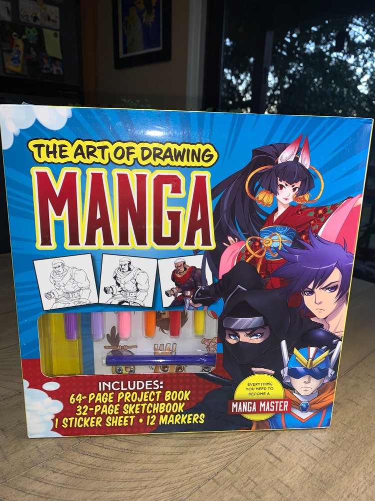 NEW The Art of Drawing Manga Kit: Everything You Need to Become A Manga Master