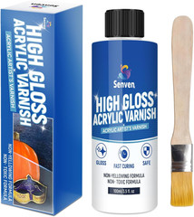 Gloss Varnish for Acrylic Painting, Artist’S Acrylic Varnish Kit, Non-Yellowing,