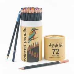 Colored Pencils for Adult Coloring Books, 72 Colors Drawing Pencils with Oil-…