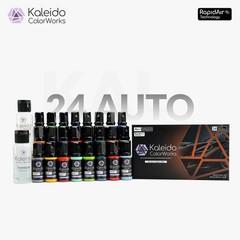 24 AUTO COLORS KALEIDO COLORWORKS PAINT SET FAST SHIPPING {FREE CLEANER+THINNER}